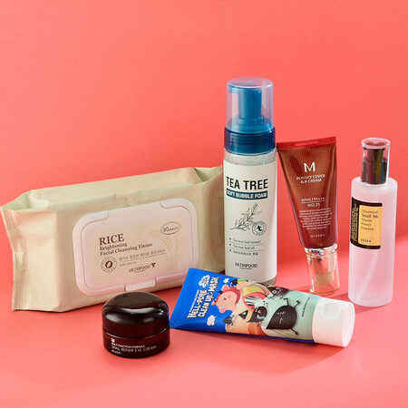 Korean Skin Care Starter Set (Ölige Haut)