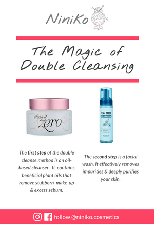 The magic of double cleansing Infographic
